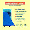 Blue Stripes Microfiber Toddler Nap Mat Image 1
