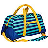 Blue Stripes Overnighter Duffel Bag Image 1