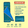 Blue Stripes Plush Nap Mat Image 1