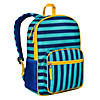 Blue Stripes Recycled Eco Backpack Image 1