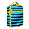 Blue Stripes Recycled Eco Lunch Bag Image 1