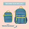 Blue Stripes Recycled Eco Lunch Bag Image 3