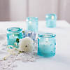 Blue Vintage Glass Votive Candle Holders - 12 Pc. Image 1