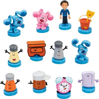 Blues Clues Stamps 12pk Tickety Josh Shovel Pail Slippery Soap Magenta Paprika PMI International Image 1