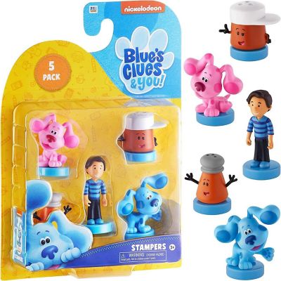 Blues Clues Stamps 5pk Josh Cinnamon Paprika Magenta Nickelodeon Figure Set PMI International Image 1