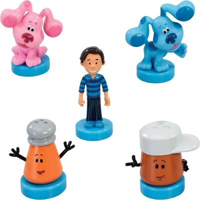 Blues Clues Stamps 5pk Josh Cinnamon Paprika Magenta Nickelodeon Figure Set PMI International Image 2