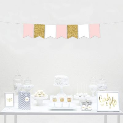 Blush Gold Blank Pennant 6ft Image 1