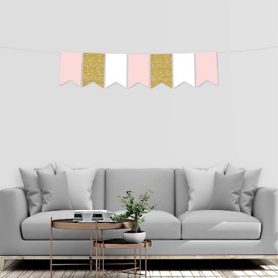 Blush Gold Blank Pennant 6ft Image 2