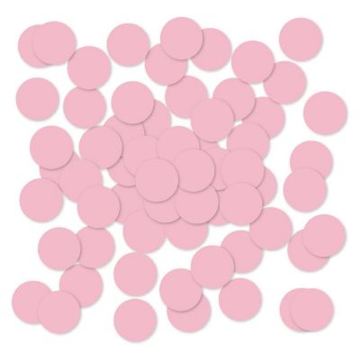 Blush Pink Confetti 180-Pack Image 1