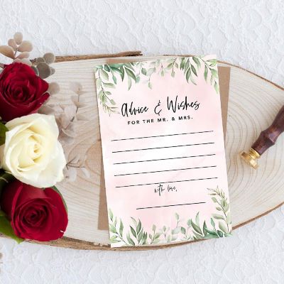 Blush Pink Greenery Advice 4x6IN 56PC Image 3