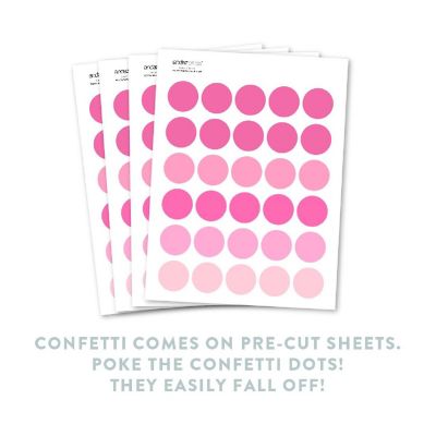 Blush Pink Party Confetti 180-Pack Image 1