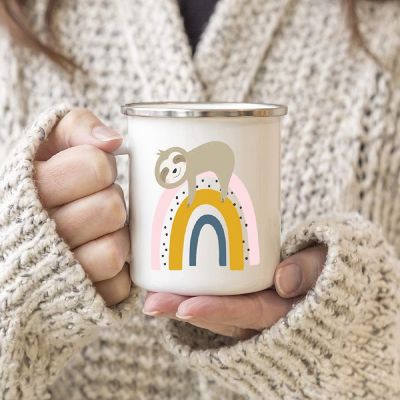 Blushing Rainbow Sloth 11oz Kids Mug Image 2