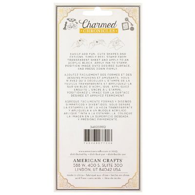 Bo Bunny Charmed Chronicles Acrylic Stamp Set-10/Pkg Image 1