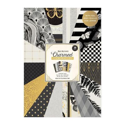 Bo Bunny Charmed Chronicles Double-Sided Paper Pad 6"X8"-36 Sheets Image 1