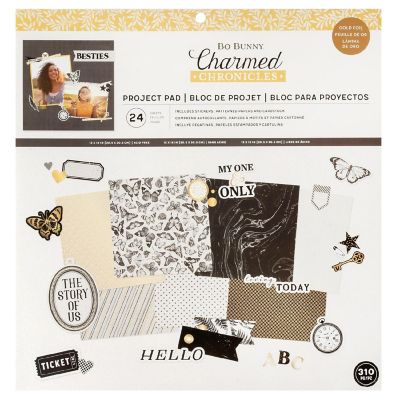 Bo Bunny Charmed Chronicles Project Pad 12"X12"-24 Sheets Image 1