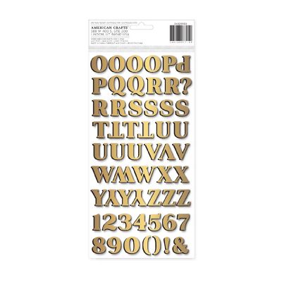 Bo Bunny Charmed Chronicles Thickers-Alphabet Image 1