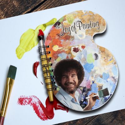 Bob Ross "The Joy of Painting" Paint Palette Journal & Brush Pen Image 3