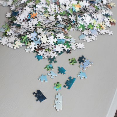 Bob Ross Trapper's Cabin Nature Puzzle  1000 Piece Jigsaw Puzzle Image 3