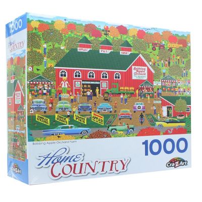 Bobbing Apple Orchard Farm 1000 Piece Jigsaw Puzzle Image 1