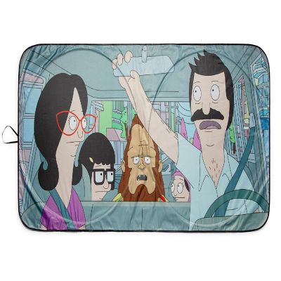 Bob's Burgers Belcher Family Sunshade for Car Windshield  64 x 32 Inches Image 1