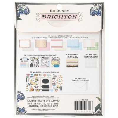 BoBunny Brighton Card Kit-Makes 20 Cards Image 1