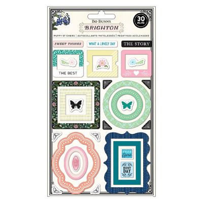 BoBunny Brighton Puffy Frames Stickers 30/Pkg Image 1