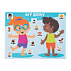 Body Part Label Sticker Scenes - 12 Pc. Image 1