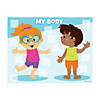 Body Part Label Sticker Scenes - 12 Pc. Image 1