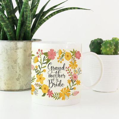 Boho Floral Grandma Bride Mug Image 1