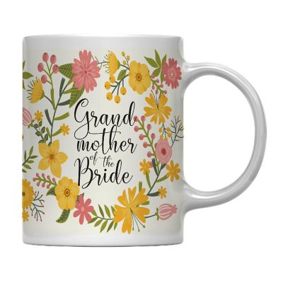 Boho Floral Grandma Bride Mug Image 2