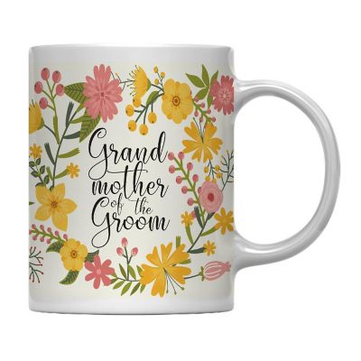 Boho Floral Grandma Groom Mug Image 2