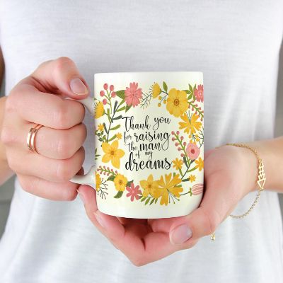 Boho Floral Thanks for Raising Him Mug Image 1