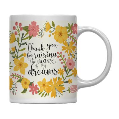 Boho Floral Thanks for Raising Him Mug Image 2