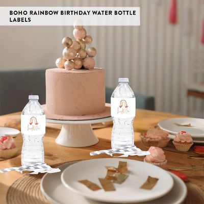 Boho Rainbow 1st Bday Label 40 2.5x8.5in Image 2