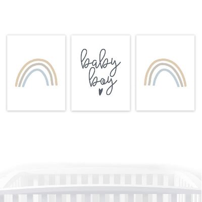 Boho Rainbow Little Boy 8.5x11in 3pk Image 1