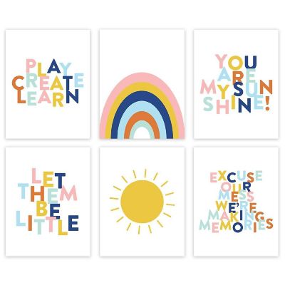 Boho Sunshine Quote 6Pk 8.5x11in Image 1
