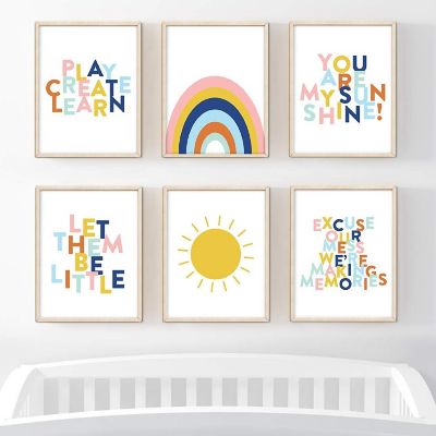 Boho Sunshine Quote 6Pk 8.5x11in Image 1