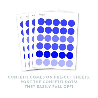 Bold in Blue Confetti 180-Pack Image 1
