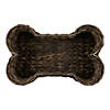 Bone Dry Gray Wash Hyacinth Bone Pet Basket Large 24X15X9 Image 2