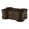 Bone Dry Gray Wash Hyacinth Bone Pet Basket Medium 21X13X8 Image 1