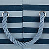 Bone Dry Polyester Pet Bin Stripe With Paw Patch Dark Navy Rectangle Medium Image 3