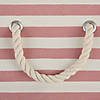 Bone Dry Polyester Pet Bin Stripe With Paw Patch Rose Rectangle Medium Image 3