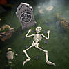 Boo! Tombstone & Skeleton Graveyard Halloween Decorations Set &#8211; 24 Pc. Image 1