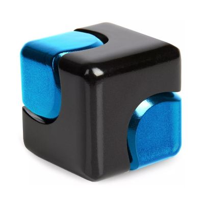 Bopster Fidget Spinner Cube  Black &amp; Blue Image 1