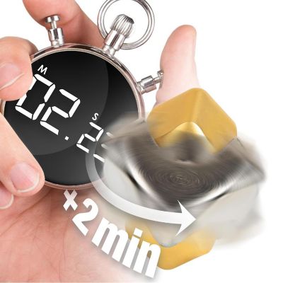 Bopster Fidget Spinner Cube  Silver &amp; Gold Image 3