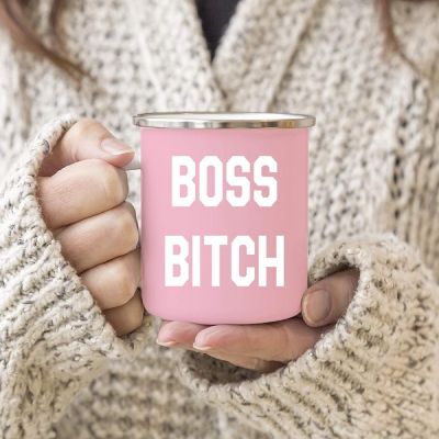 Boss Bitch Blush 11 oz Campfire Mug Image 2