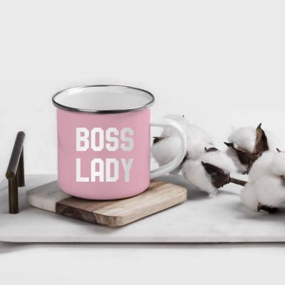 Boss Lady Blush 11 oz Campfire Mug Image 1