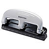 Bostitch EZ Squeeze 3-Hole Punch, 20 Sheets, Silver/Black Image 1