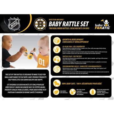 Boston Bruins - Baby Rattles 2-Pack Image 3