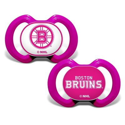 Boston Bruins - Pink Pacifier 2-Pack Image 1